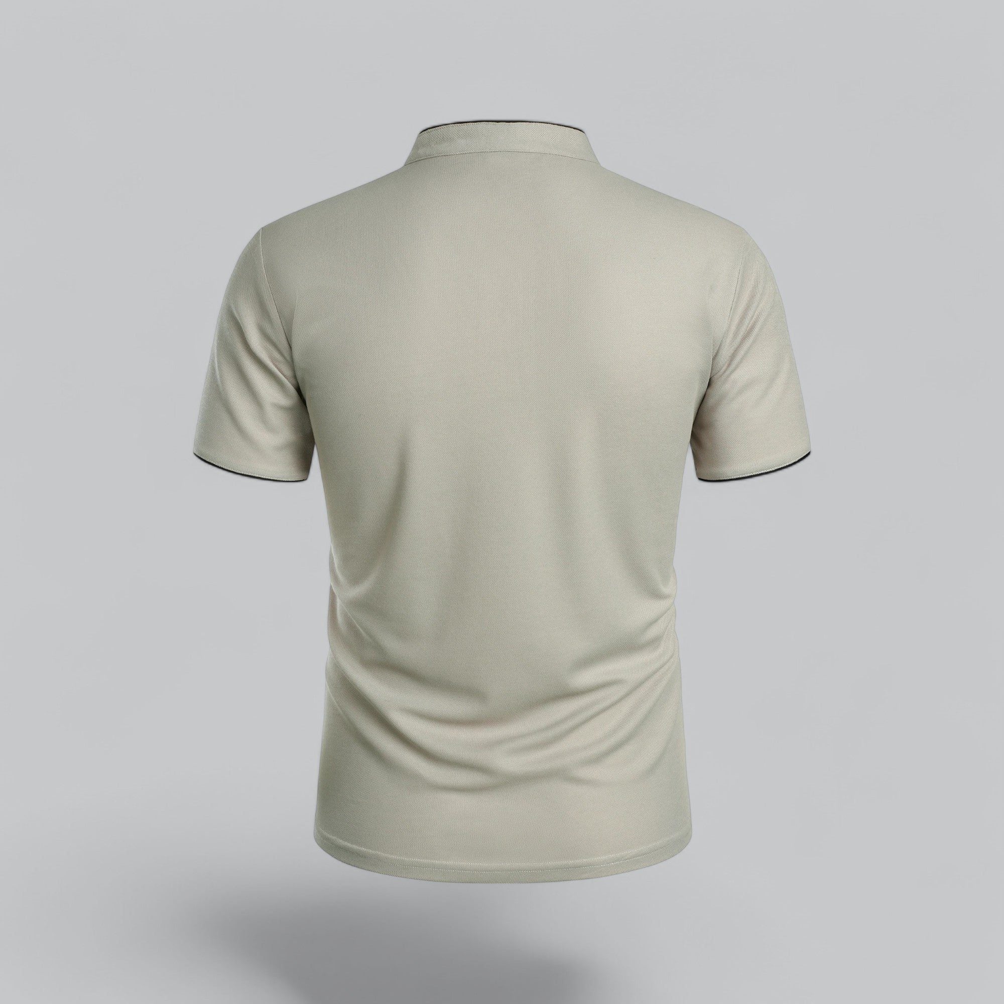 Short Sleeve Stand Collar Polo Shirt for Men - View 5