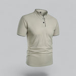 Short Sleeve Stand Collar Polo Shirt for Men - View 6
