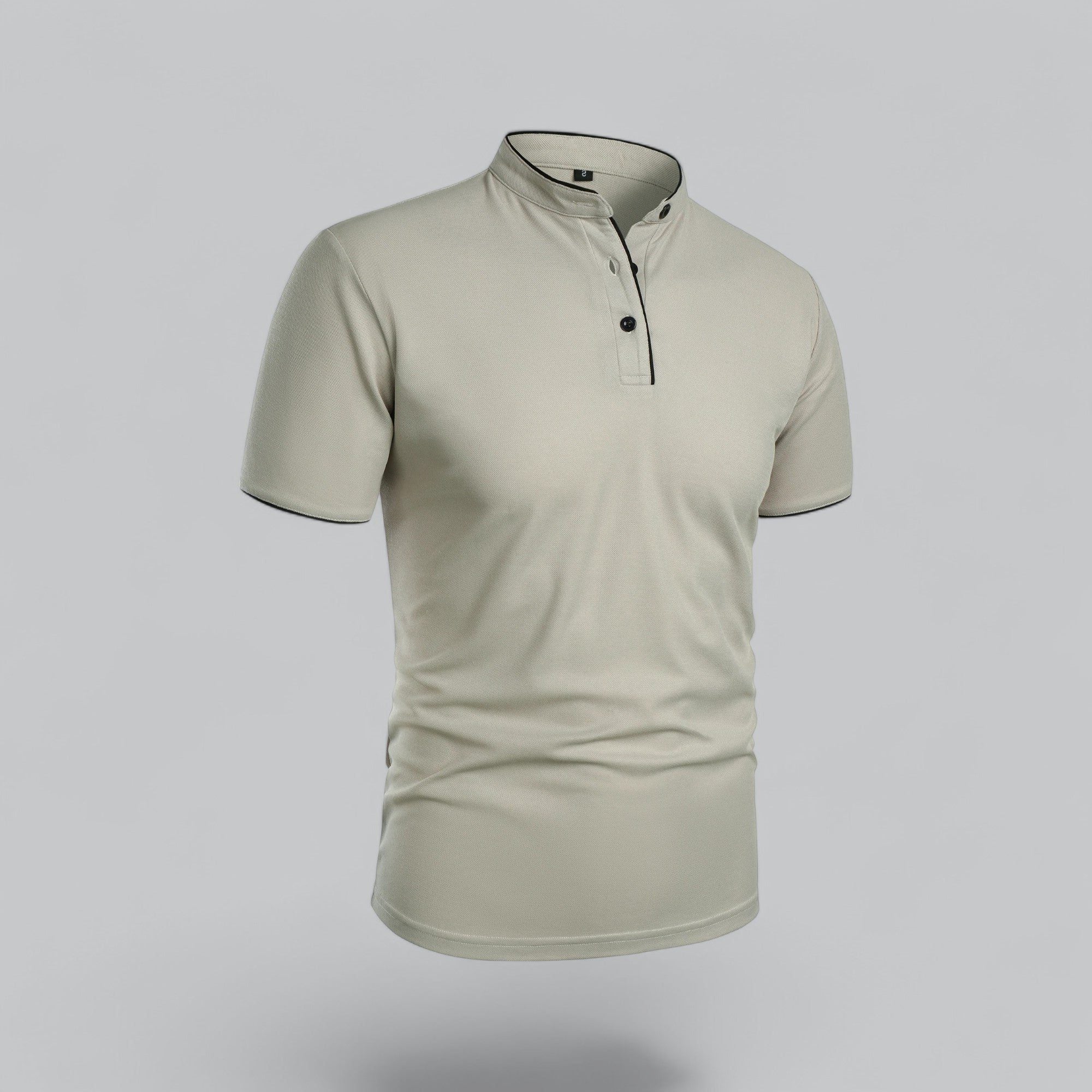 Short Sleeve Stand Collar Polo Shirt for Men - View 6