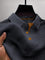 Short Sleeve Textured Polo Shirt for Men - Dark Gray