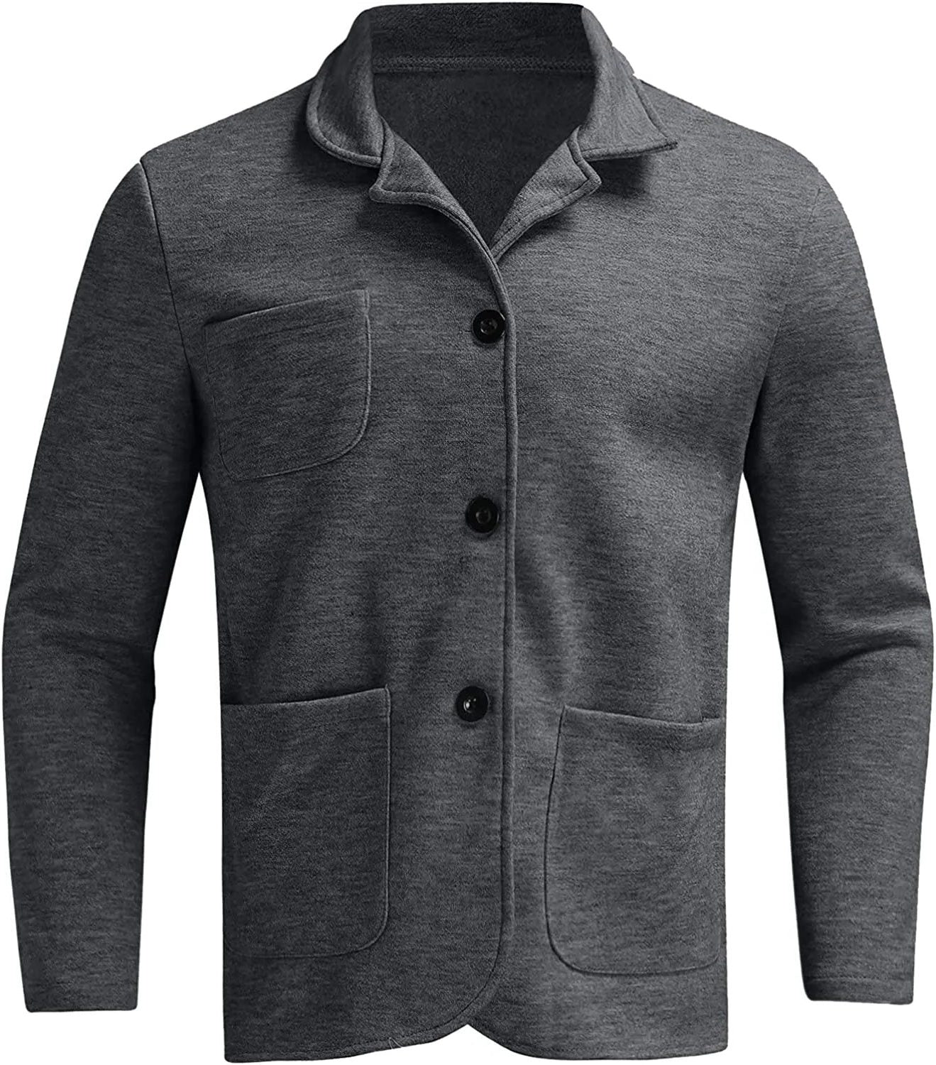 Single Button Notch Lapel Blazer for Men - View 14