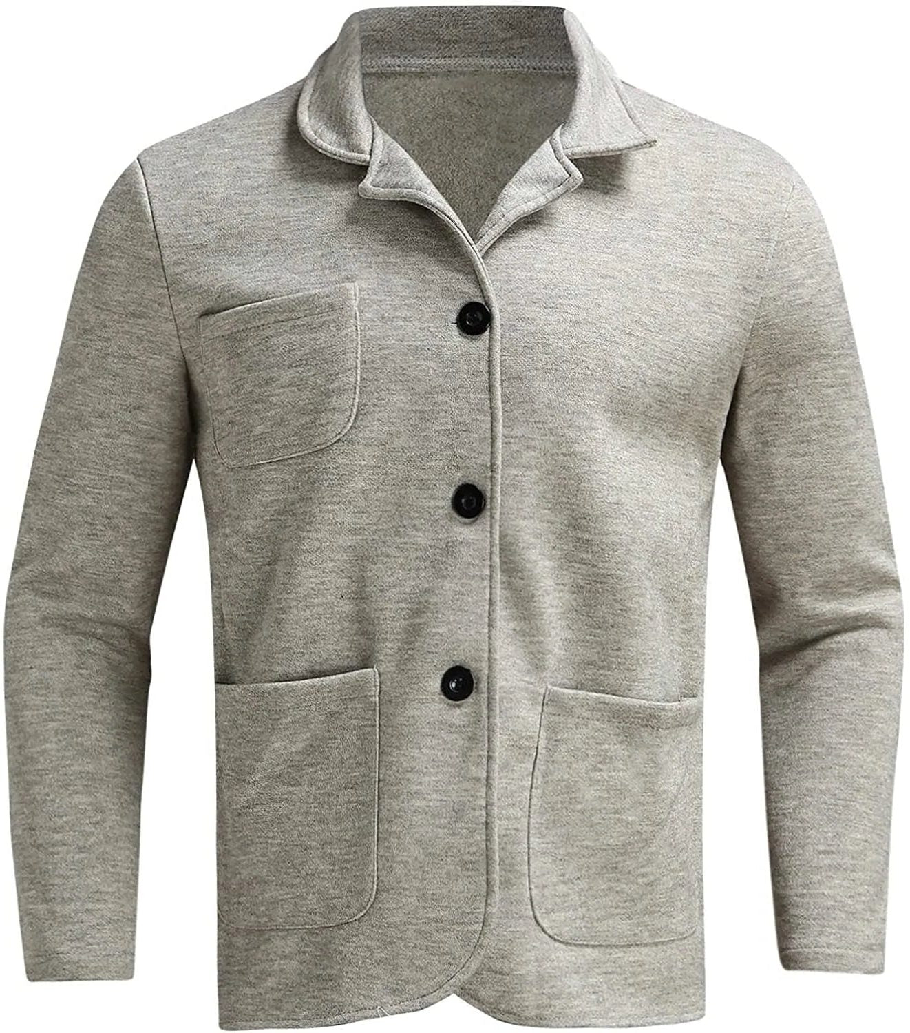 Single Button Notch Lapel Blazer for Men - View 6