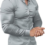 Slim Fit Button-Down Shirt for Men