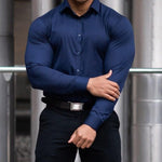 Slim Fit Button-Down Shirt for Men - View 14