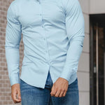 Slim Fit Button-Down Shirt for Men - View 16