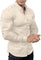 Slim Fit Button-Down Shirt for Men - Beige
