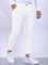 Slim Fit Chino Trousers for Men - White