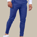 Slim Fit Chino Trousers for Men - Blue