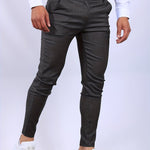 Slim Fit Chino Trousers for Men - Gray