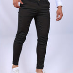 Slim Fit Chino Trousers for Men - Charcoal
