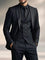 Slim Fit Double-Breasted Three-Piece Suit Set for Men