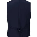 Slim Fit Double-Breasted Three-Piece Suit Set for Men