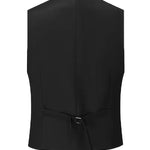 Slim Fit Double-Breasted Three-Piece Suit Set for Men
