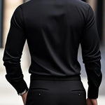 Slim Fit Long Sleeve Button-Down Shirt for Men - View 15
