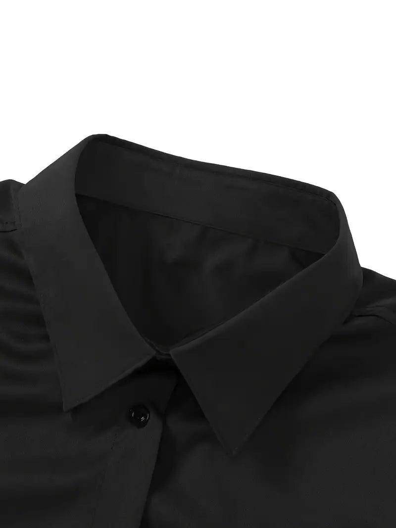 Slim Fit Long Sleeve Button-Down Shirt for Men - View 21