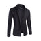 Slim Fit Stretch Blazer for Men - Black