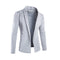Slim Fit Stretch Blazer for Men - Gray
