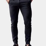 Slim Fit Stretch Chino Trousers for Men