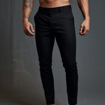 Slim Fit Stretch Chino Trousers for Men - View 13