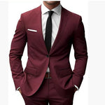 Slim Fit Suit Set for Men - View 4