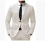 Slim Fit Suit Set for Men - Cream