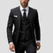 Slim Fit Three Piece Suit Set for Men