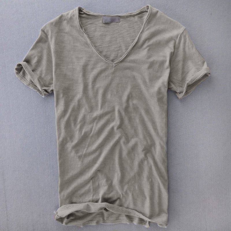 Slim Fit V-Neck T-Shirt for Men