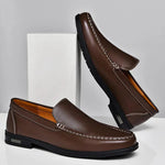 Slip-On Leather Venetian Loafer for Men - View 12
