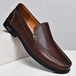 Slip-On Leather Venetian Loafer for Men - Brown (2)