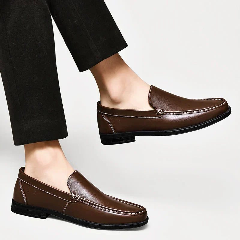 Slip-On Leather Venetian Loafer for Men - View 14