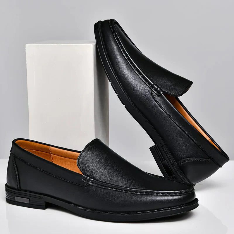 Slip-On Leather Venetian Loafer for Men - View 3