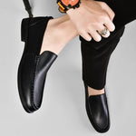 Slip-On Leather Venetian Loafer for Men - View 8
