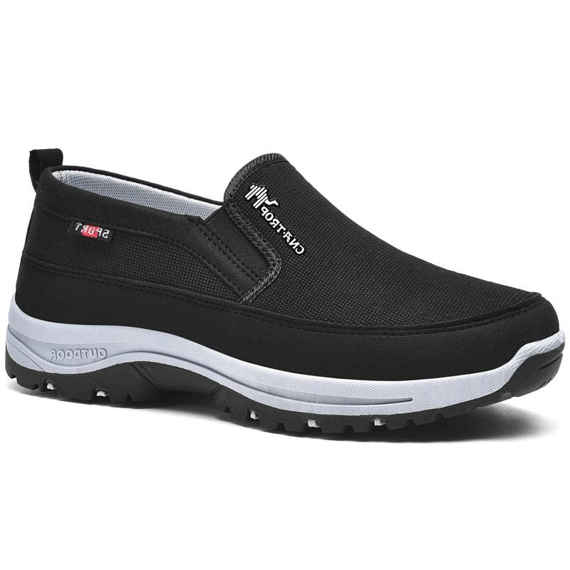 Slip-On Loafer Walking Shoes for Men - Black