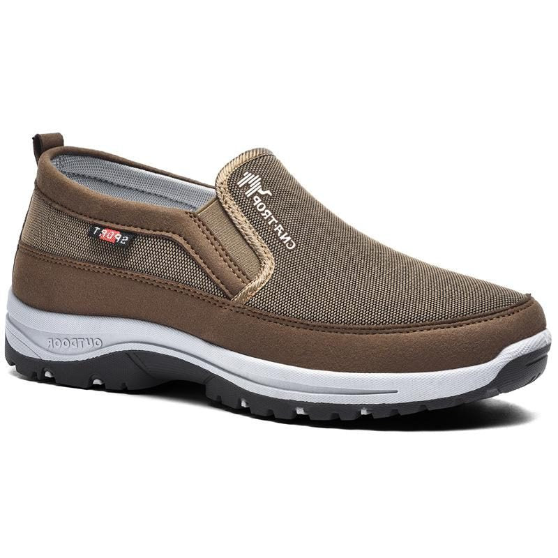 Slip-On Loafer Walking Shoes for Men - Brown