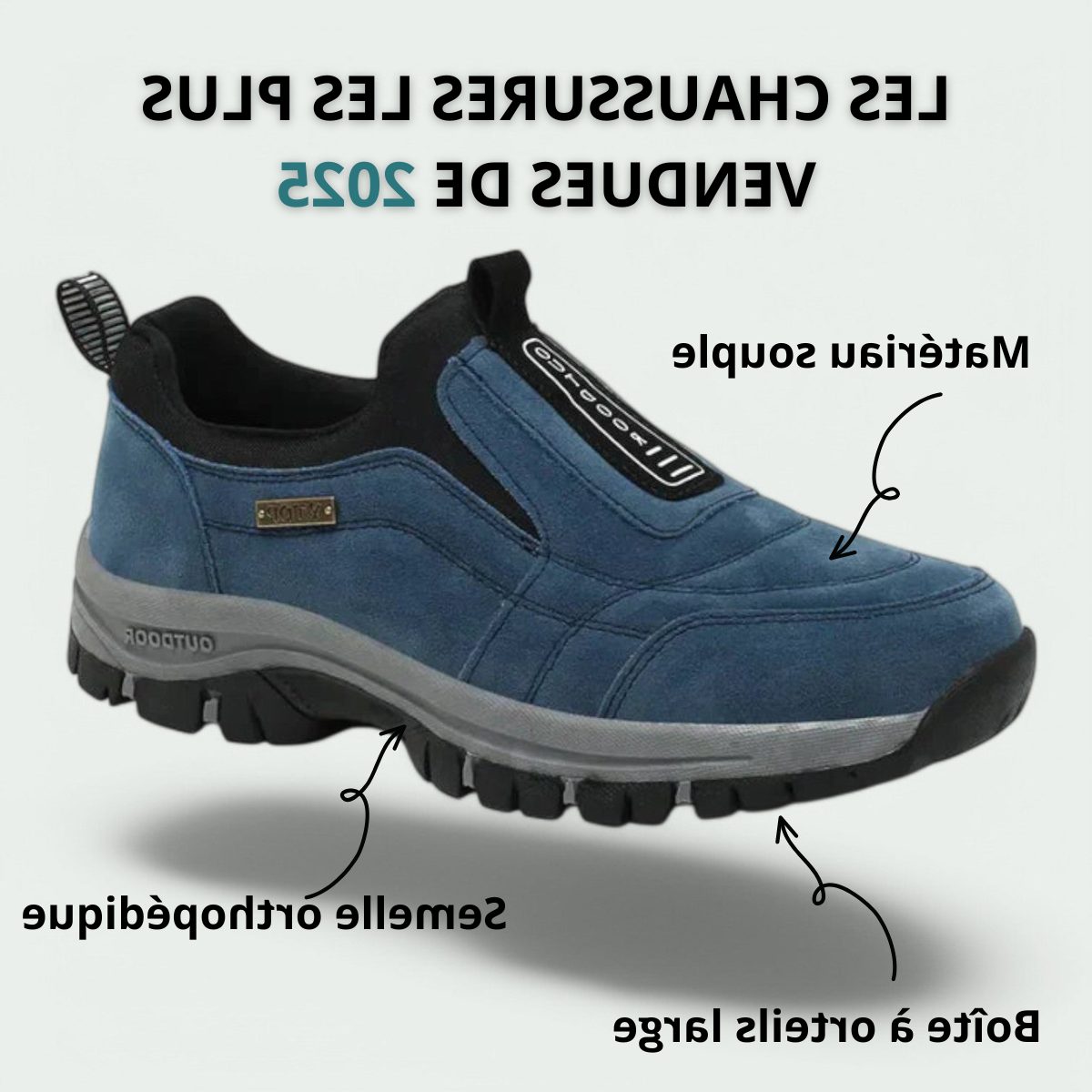 Slip-On Walking Shoes for Men - View 3