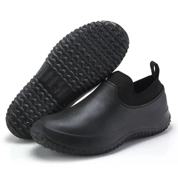 Slip-On Work Shoes for Women and Men - Black