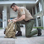 Straight Leg Cargo Trousers for Men - View 2