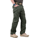 Straight Leg Cargo Trousers for Men - Grün
