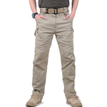 Straight Leg Cargo Trousers for Men