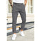 Straight Leg Cropped Trousers for Men