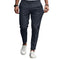 Straight Leg Drawstring Chino Trousers for Men