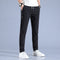 Straight Leg Drawstring Trousers for Men - Schwarz