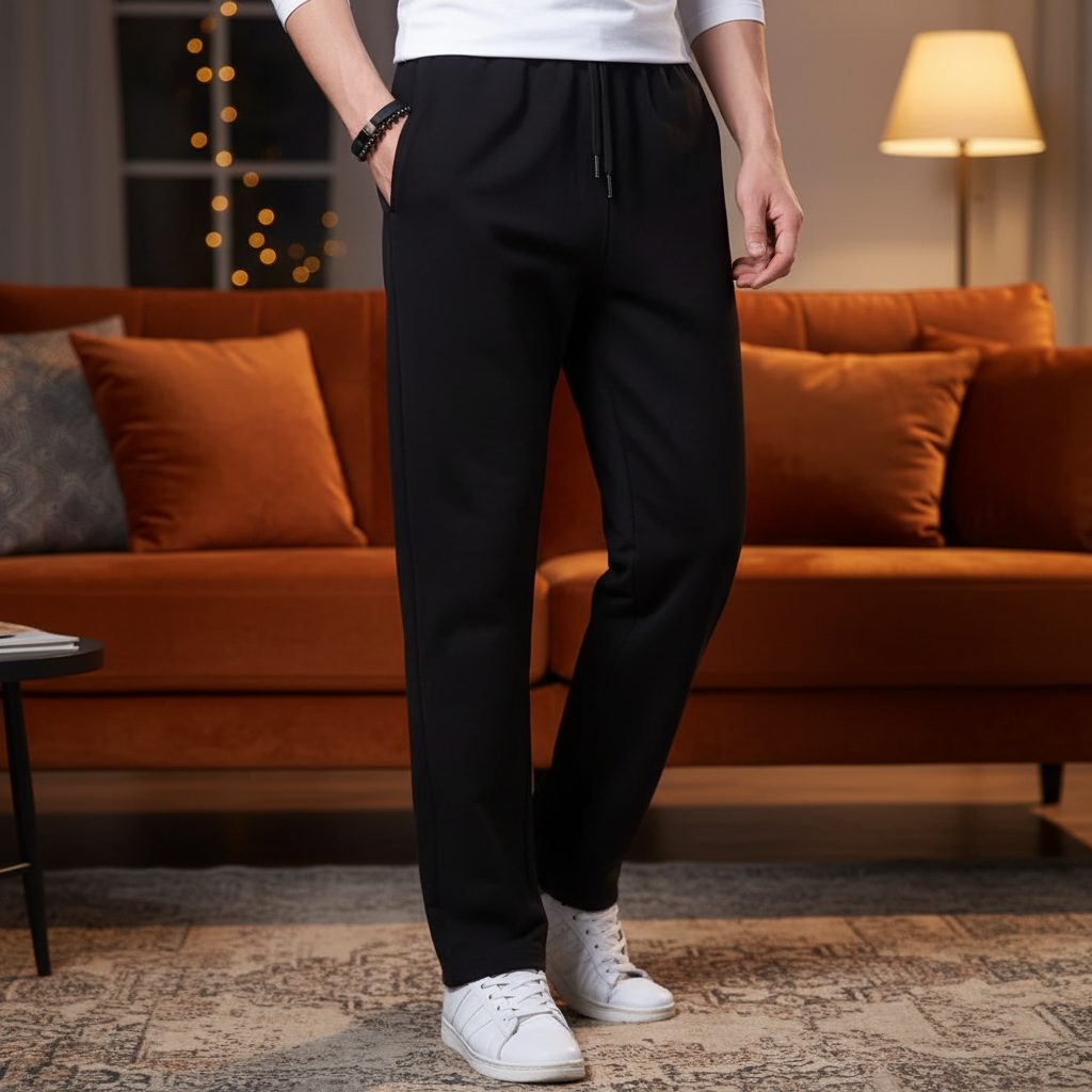 Straight Leg Jogging Trousers for Men