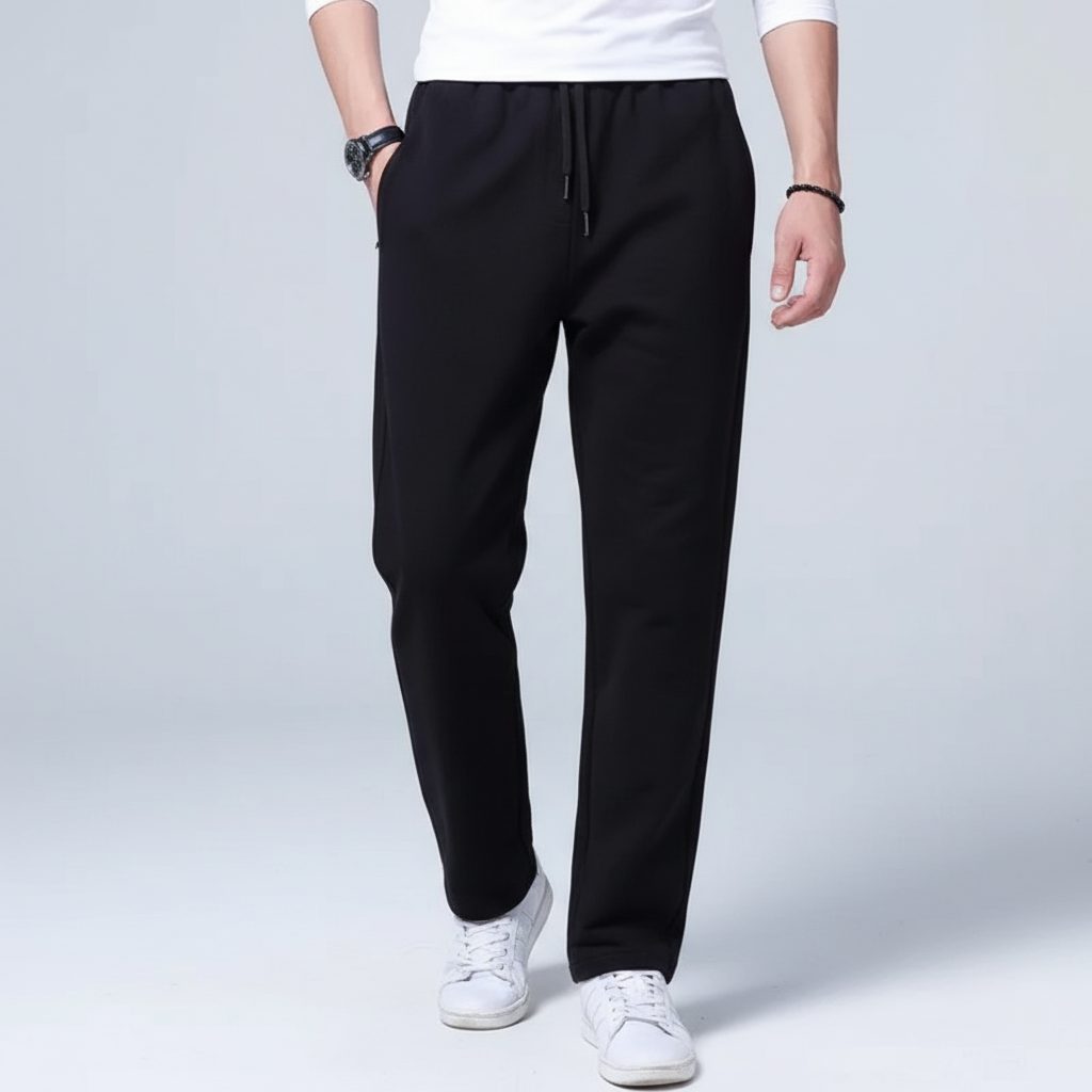 Straight Leg Jogging Trousers for Men - View 2