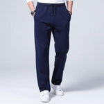 Straight Leg Jogging Trousers for Men - Dark Blue