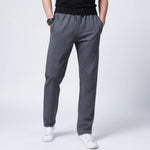 Straight Leg Jogging Trousers for Men - Dark Gray