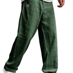 Straight Leg Trousers for Men - Green