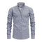 Stretch Button-Down Long Sleeve Shirt for Men - Grey