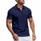 Stretch Short Sleeve Polo Shirt for Men - Navy Blue