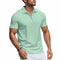 Stretch Short Sleeve Polo Shirt for Men - Mint Green